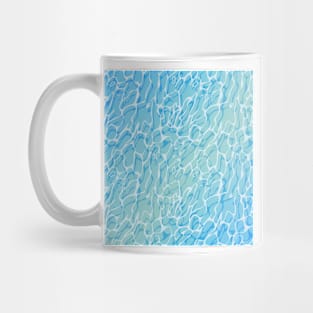Blue Summer Pool Waves Mug